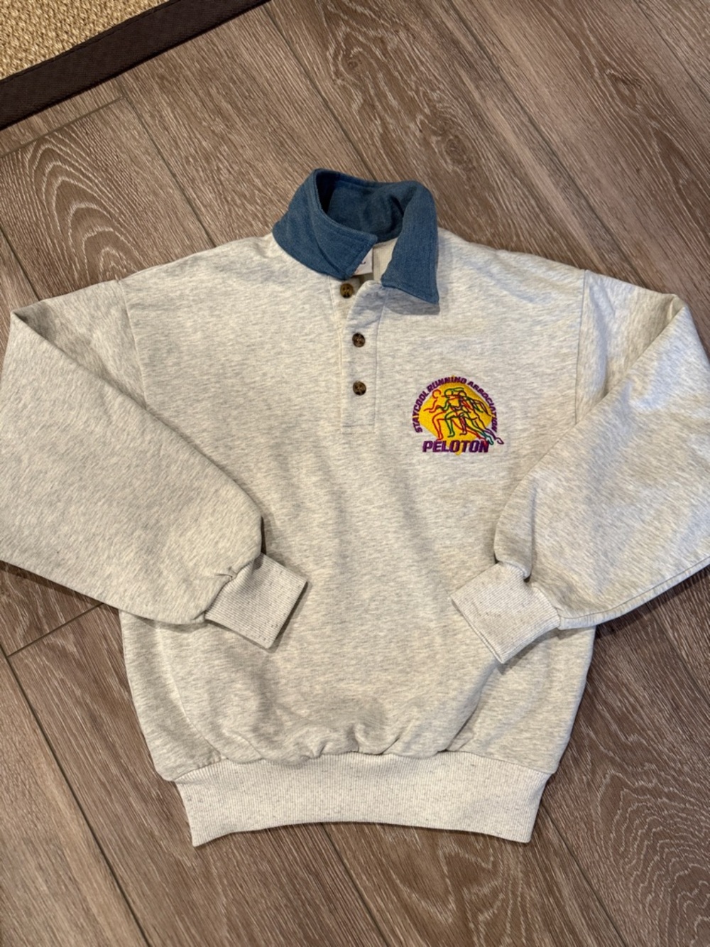 Peloton x Stay Cool 3 button Sweatshirt
